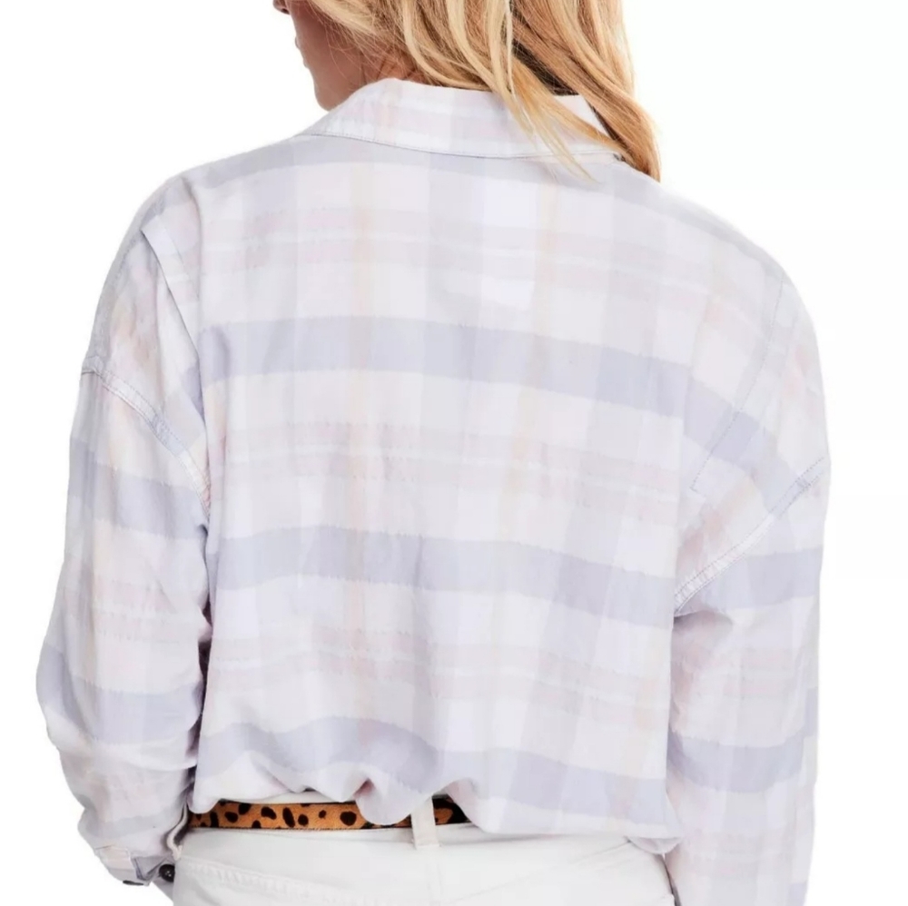 Loveland Plaid button down top - Picture 2 of 10